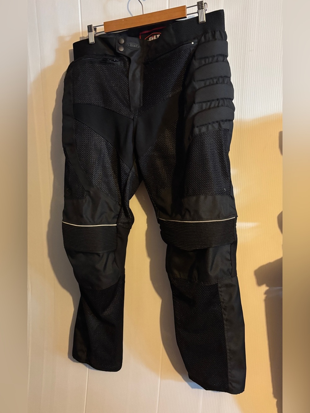 Men’s Black Motorcycle Riding Pants s36